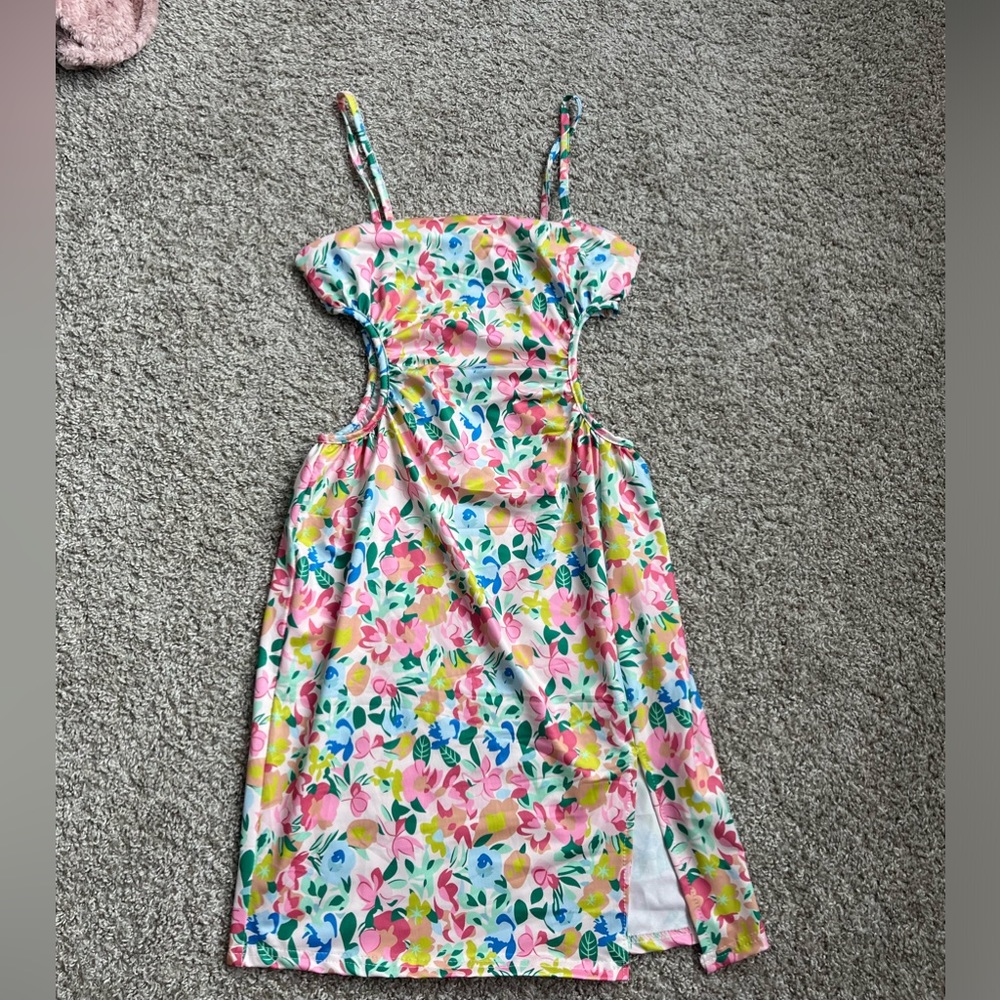Floral print dress